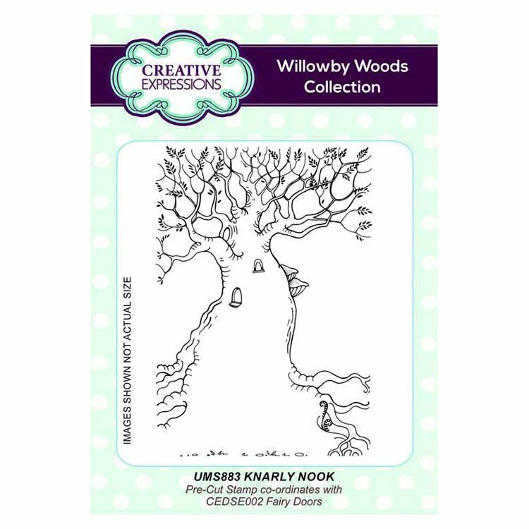 Creative Expressions Knarly Nook A6 Pre Cut Rubber Stamp