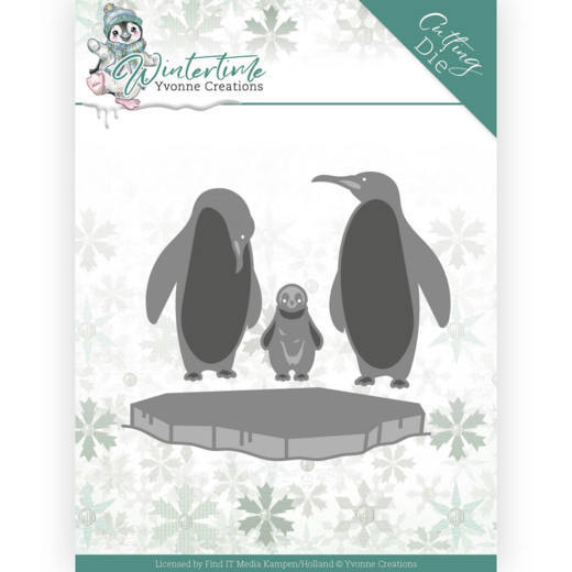 Yvonne Creations - Dies - Winter Time - Penguins On Ice