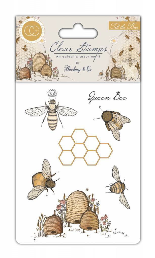 Craft Consortium - Clear Stamps - Tell the Bees