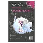 Pink Ink Designs A5 Clear Stamp Set - Acorn Fairy
